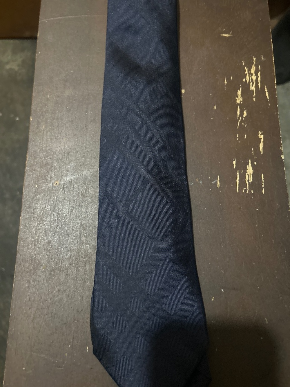 Burberry Navy Men’s Tie
